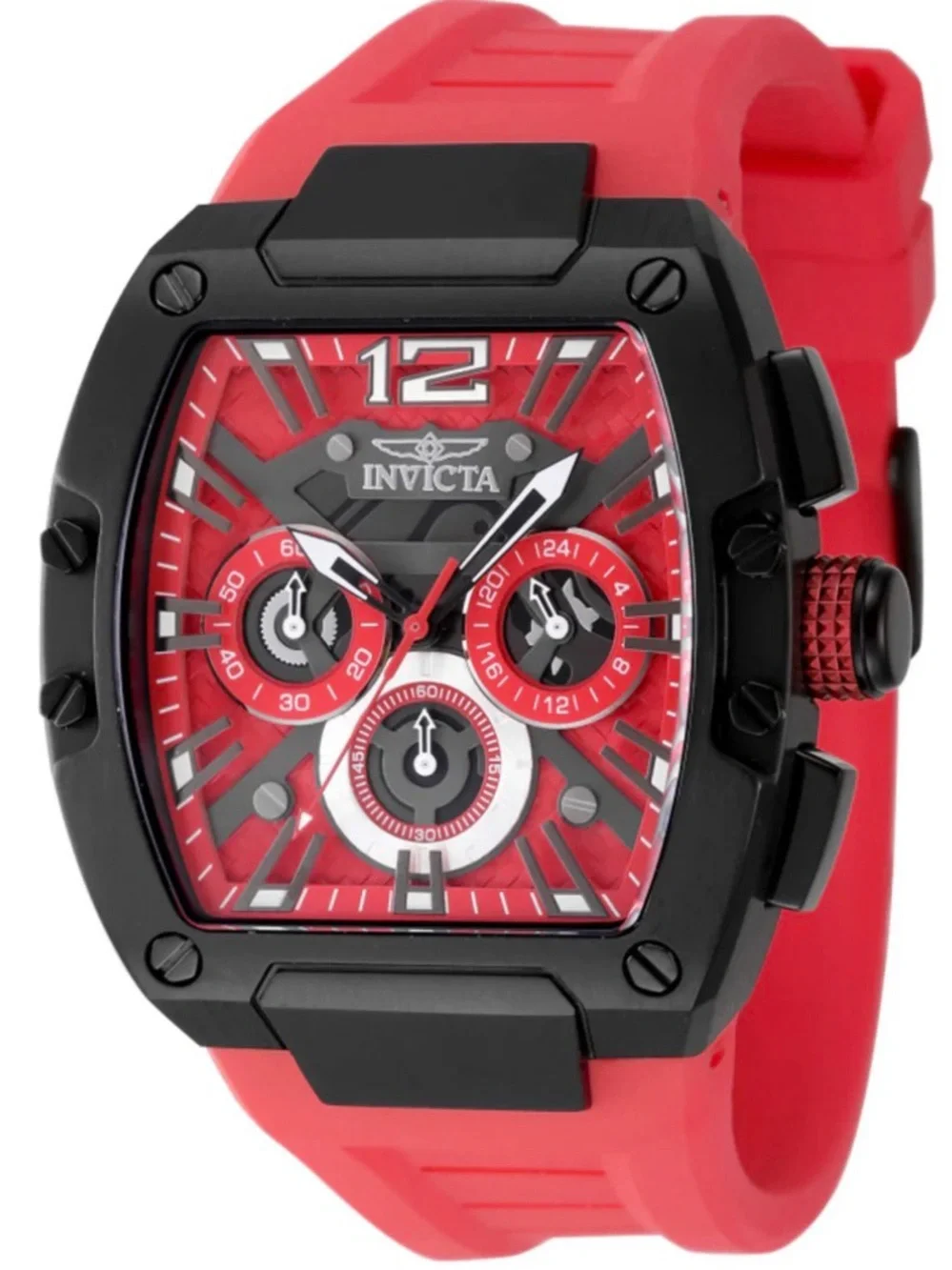 Invicta racing red  & Black Chronograph Watch Mens
